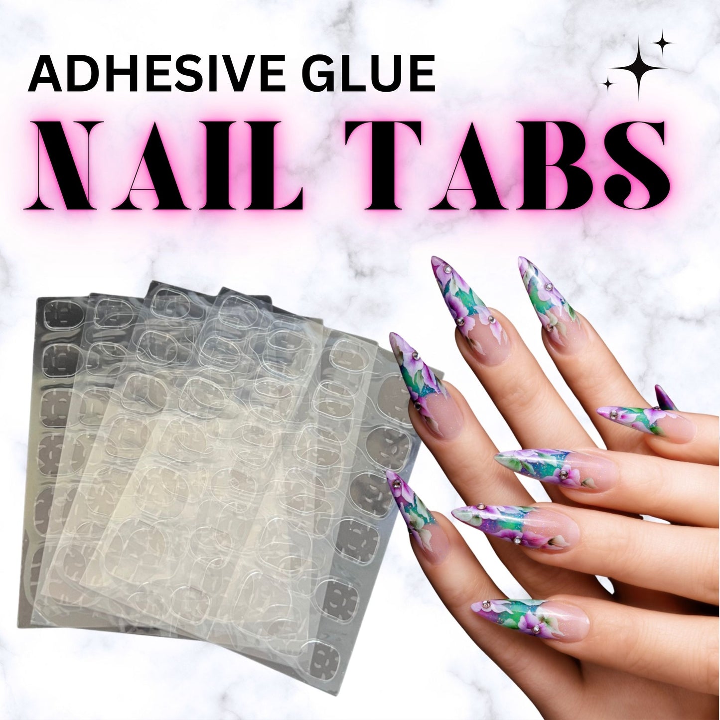 Press On Nails | Nail Adhesive Tabs Refill Pack