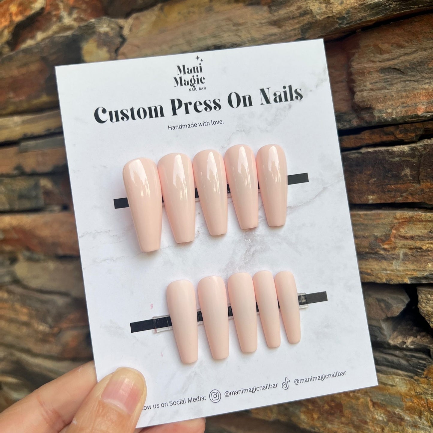 Blush Petal | Luxury Handmade Press On Nails
