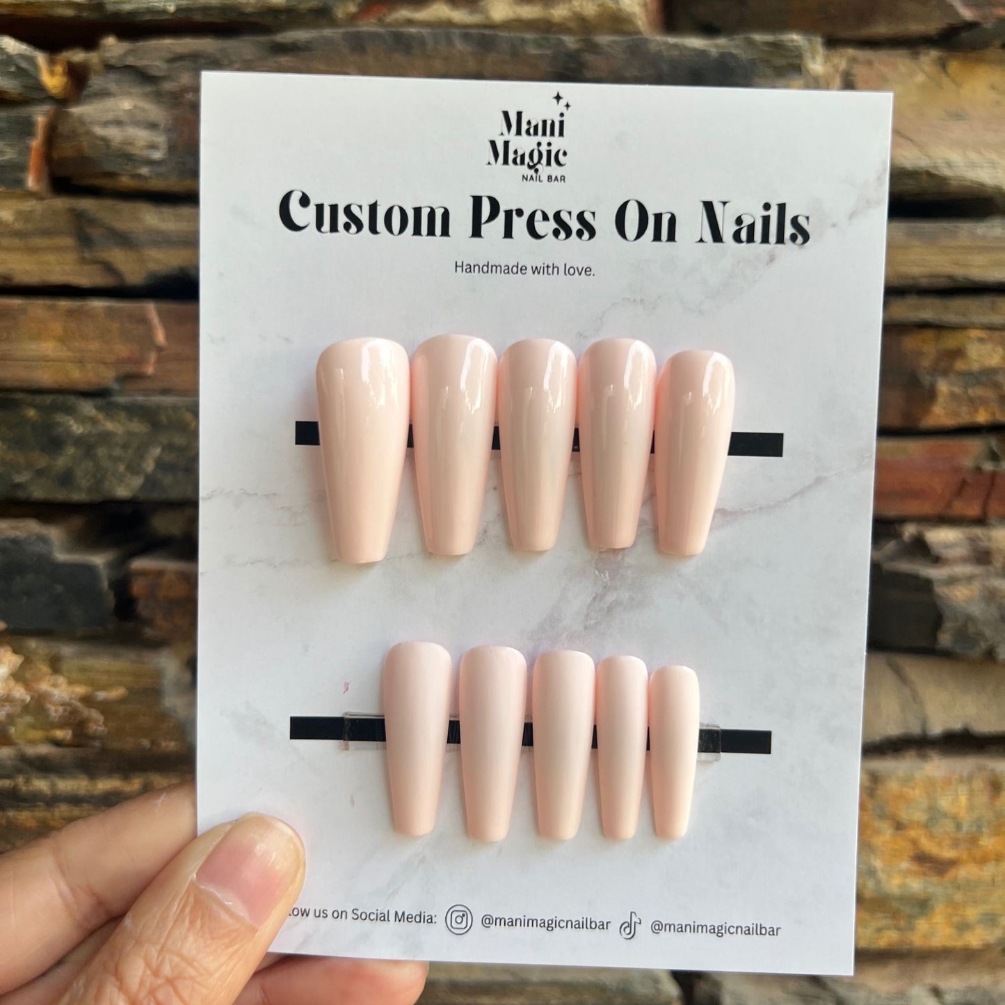 Blush Petal | Luxury Handmade Press On Nails