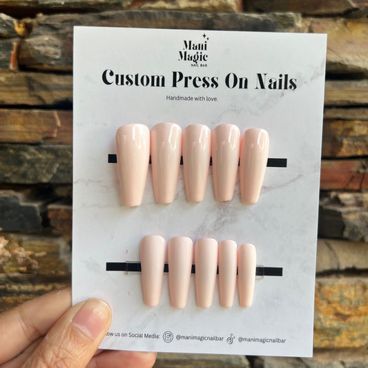 Blush Petal | Luxury Handmade Press On Nails