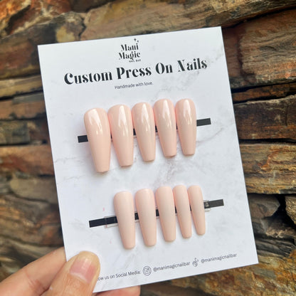 Blush Petal | Luxury Handmade Press On Nails